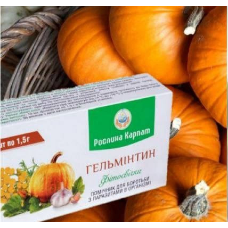 Проти паразитів в організмі — Фітосвічі Гельмінтин Кількість у пакованні: 10 шт