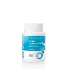 РЕЧЕПТ ДЛЯ МУЖНИХ RECIPE FOR MEN 60 ТАБЛІТОК У БАНОЧКІ