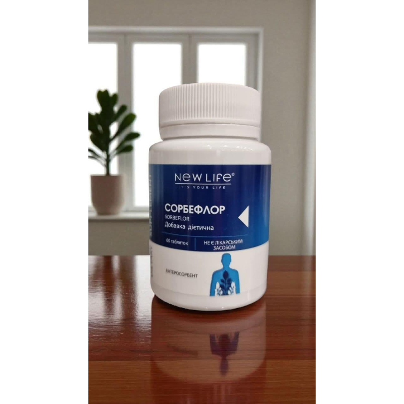 СОРБЕФЛОР SORBEFLOR 60 ТАБЛЕТОК У БАНОЧКІ