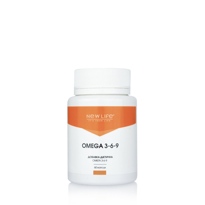 OMEGA 3-6-9 ОМЕГА 3-6-9 60 КАПСУЛ У БАНОЧЦІ
