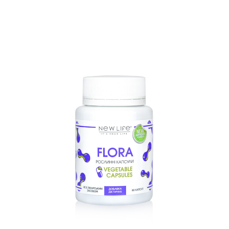 FLORA Флора 60 РОСЛИННИХ КАПСУЛ У БАНОЧЦІ