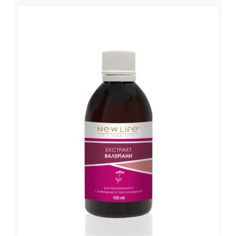РОСЛИННИЙ ЕКСТРАКТ ВАЛЕРІАНИ 100 мл